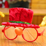 Christmas glasses frame Christmas party supplies Christmas gifts Christmas decorations glasses Santa glasses - The Gear Guy