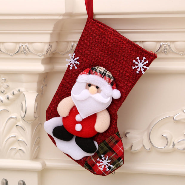 Christmas gift bag christmas hanging socks