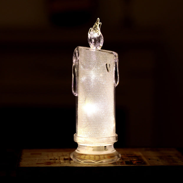 Luminous Christmas Acrylic Tearing Electronic Candle - The Gear Guy