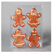 Christmas Ornaments Cute Gifts Reindeer Balls Stars Gingerbread Man Christmas Pendant Ornaments Charm