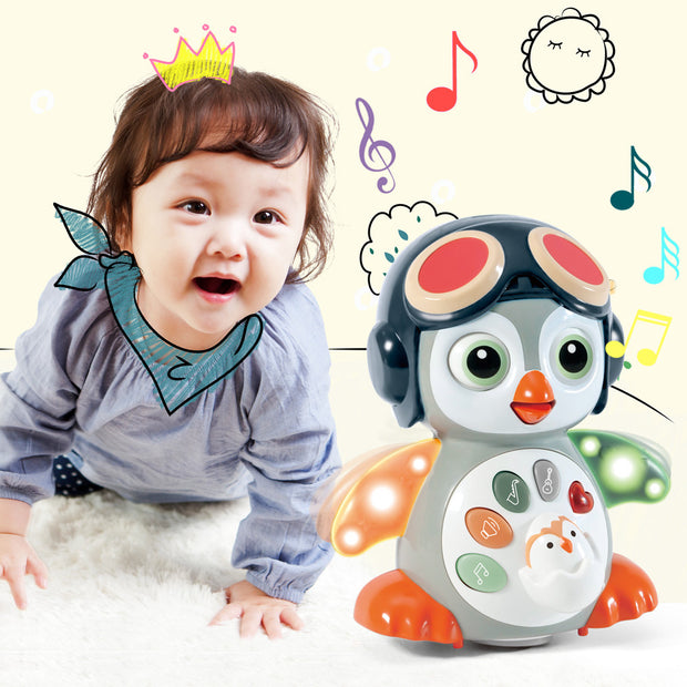 Electric Universal Light Music Swing Dancing Penguin Toys - The Gear Guy
