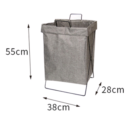 Foldable fabric hamper household laundry basket large storage basket bathroom clothes storage basket - The Gear Guy