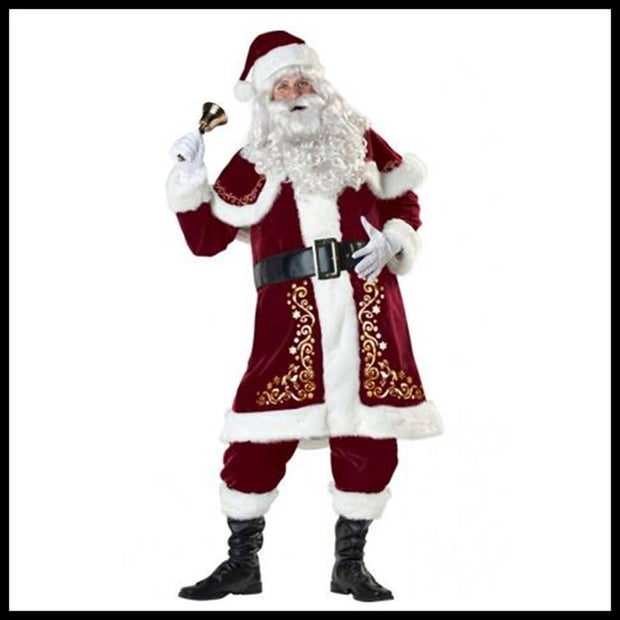 Bar Christmas Costume Adult Men and Women Santa Christmas Costume Christmas Costume - The Gear Guy