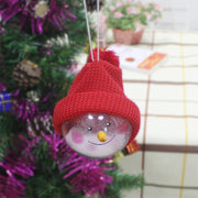 Christmas decorations creative Christmas Snowman children toys plastic Christmas Ball Christmas Pendant - The Gear Guy