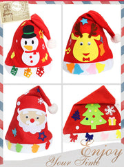 DIY Christmas Hat Christmas Children's Nursery School Christmas Necessities and Children's Christmas Hat - The Gear Guy