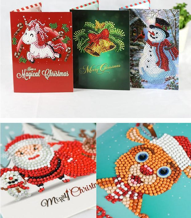 Creative Christmas Card Christmas Card  Diamond Painting  Greeting Card - The Gear Guy