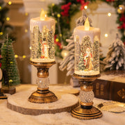 Christmas Decorations Candle Light Scene Layout - The Gear Guy