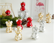 Christmas Ornaments Cute Gifts Reindeer Balls Stars Gingerbread Man Christmas Pendant Ornaments Charm