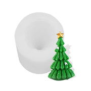 Christmas Tree Candle Mold Silicone Clay