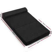 Giselle Bedding Folding Foam Mattress Portable Double Sofa Bed Mat Air
