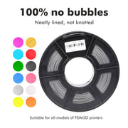 SUNLU PLA 10KG 3D Printer Filament PETG 1KG/Roll 1.75MM ±0.02MM 100% Filament Line Up Neatly FDM Printing Consumable Materials