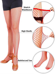 Christmas Red Pantyhose Fashion Mid Net Thigh High Tights for Women Ladies Wife Gifts Night Club wear Hosiery Femme Collants - The Gear Guy