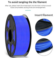 SUNLU PLA 1.75MM PLAPLUS 1KG 3D Printer Filament Arranged Neatly No Knots Non-Toxtic Biodegradable Vacuum Packaging