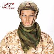 190*90cm Scarf Cotton Military Camouflage Tactical Mesh Scarf Sniper Face Scarf Veil Camping Hunting Multi Purpose Hiking Scarve - The Gear Guy