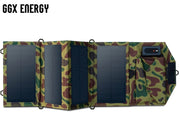 GGX ENERGY 8W Folding Solar Charger for Mobile Phone iPhone Samsung LG Smart Phones Portable Solar Panels for Camping