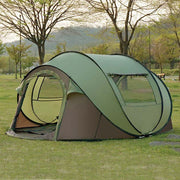 New Style Pop Up Ultralarge 4~5 Person Fully Automatic Speed Open With Mosquito Net Outdoor Camping Beach Tent Sun Shelter - The Gear Guy