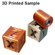 PLA 3D Printer Filament 1.75mm Silk Silver Gold 250g/500g/1KG Shiny Metallic Feel 3D Printing Material Silky Shine Filament