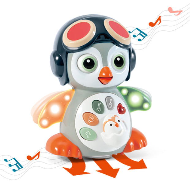 Electric Universal Light Music Swing Dancing Penguin Toys - The Gear Guy