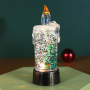 Christmas Decorations Candle Light Crystal Desktop Ornaments - The Gear Guy