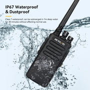 Retevis RT81 DMR Digital Walkie Talkie 2 pcs Powerful Long Range Walkie-Talkie 10W Waterproof Portable Two-Way Radio for Hunting