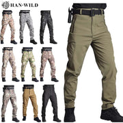Military Jacket Soft Shell Trainning Combat Uniform Safari Men Tactical Windproof Jackets+Pant Outdoor Fleece Army Hunting Suit - The Gear Guy