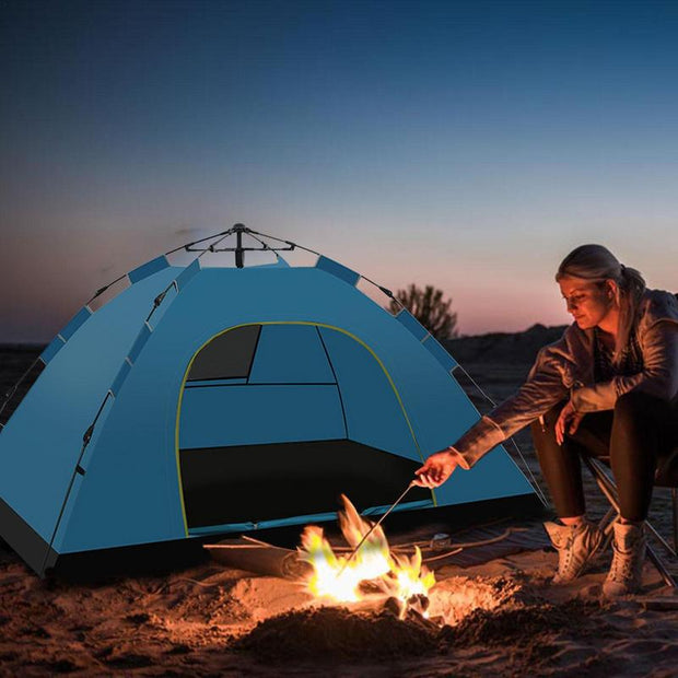 Pop Up Tent 1-2 Person Camping Tent Easy Instant Setup Protable Backpacking Sun Shelter For Travelling Hiking Field Camping - The Gear Guy