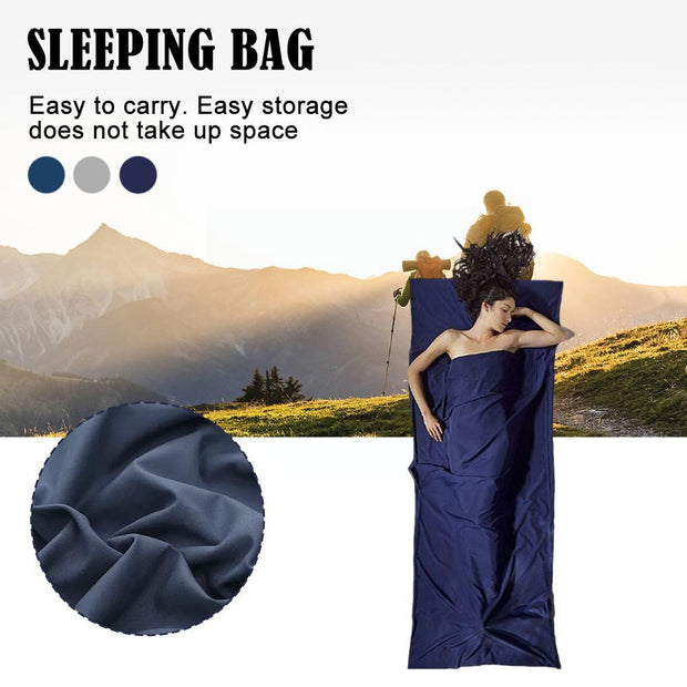 Travel Sleeping Bag Portable Super Light Cotton Liner Sheet Camping Hiking Color Bag Sack Tent Sleep Sleep 3 C5O5