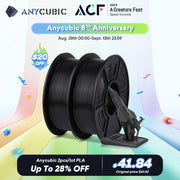 2 pieces/lot ANYCUBIC PLA 3D Printer Filament 1.75mm 1kg/Roll PLA Filament 3D Printing Material For FDM 3D Printer - The Gear Guy