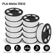 JAYO PLA Meta/PETG/SILK/PLA PLUS/ABS/TPU Filament 3D Printer 1.75mm 10Rolls for FDM 100%No bubbel 3D Printer Materials DIY Gift