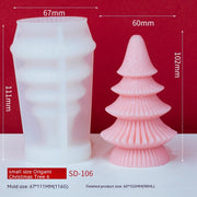 Christmas Tree Aromatherapy Candle Silicone Mold