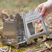 Collapsible Steel Camping Stove Flamet InnovaGoods - The Gear Guy