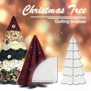 Handmade Christmas Tree Quilt Cover Ruler Christmas Pattern Quilting Template - The Gear Guy