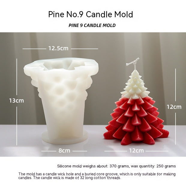Christmas Pine Aromatherapy Candle Mould - The Gear Guy