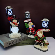 Christmas Gifts Resin Christmas Snowman Night Light Decoration Christmas Gifts Crafts