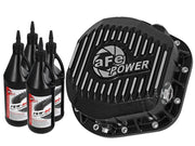 aFe Pro Series Rear Diff Cover Kit Black w/ Gear Oil 86-16 Ford - The Gear Guy