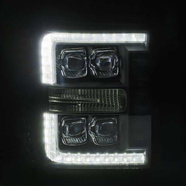 AlphaRex 11-16 Ford F-350 SD NOVA LED Proj Headlights Plank Style Chrm - The Gear Guy