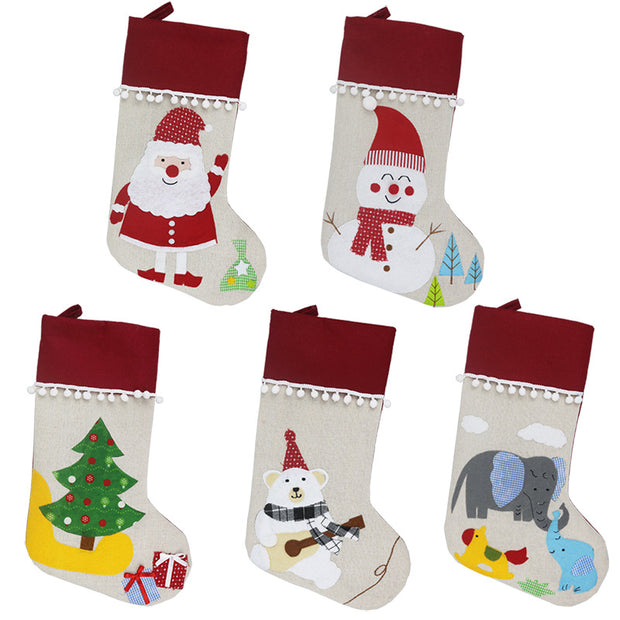 Christmas Socks, Gift Bags Children's Christmas Decoration, Gifts Socks Christmas Tree Pendants