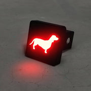 Daschound Silhouette LED Hitch Cover - Brake Light - The Gear Guy