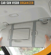 Car Sun Visor Organizer - The Gear Guy