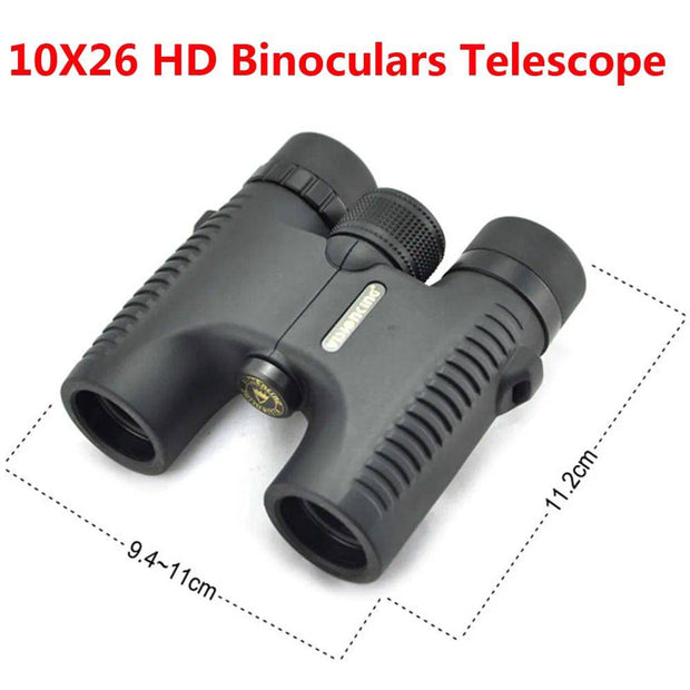Visionking HD 10x26 Binoculars Power Zoom Long Range Telescope Binoculars Telescope Wide Angle Hunting - The Gear Guy
