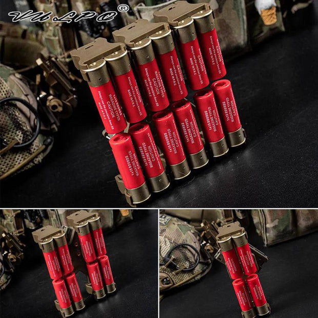 Tactical 4/8/12 Rounds Shotgun Ammo Shell Holder For 12GA Shells Mag Pouch Hunting Accessories - The Gear Guy