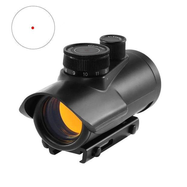 1x40 Red Dot Scope Sight Tactical Rifle scope Green Red Dot Collimator Dot With 11mm/20mm Rail Mount Airsoft Air Hunting - The Gear Guy