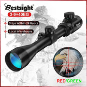 Bestsight 3-9x40 AOEG Hunting Rifle Scope Tactical Optics Sight Red Green Illuminated Optics Hunting Scopes Airsoft Gun - The Gear Guy
