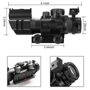 4x32 Acog Riflescope 20mm Dovetail Reflex Optics Scope Tactical Sight For Hunting Gun Rifle Airsoft Sniper Magnifier - The Gear Guy