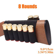 5/8/9/14 Rounds Shotgun Buttstock Ammo Pouch Shell Holder Bullet Cartridge Bandolier Carrier Gun Accessory Hunting Military Gear - The Gear Guy