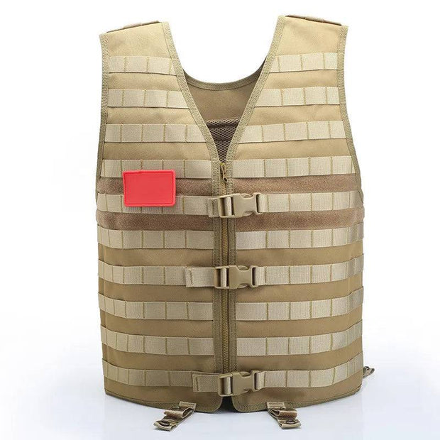 New Men's Molle Tactical Vest Hunting Gear Load Carrier Vest Sport Safety Vest Hunting Fishing with Hydration System - The Gear Guy