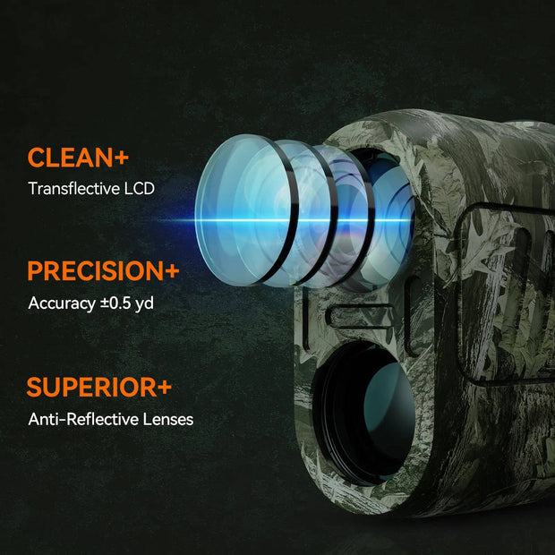MiLESEEY Range finder 7° Big Field 656Yd laser rangefinder for hunting, with Rain and Fog Ranging Mode, BOW Mode, Auto Height - The Gear Guy