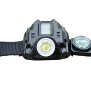 Waterproof LED Tactical Display Rechargeable Wrist Watch Flashlight Multi Tools Outdoor Lighting For Outdoor Camping Hunting - The Gear Guy