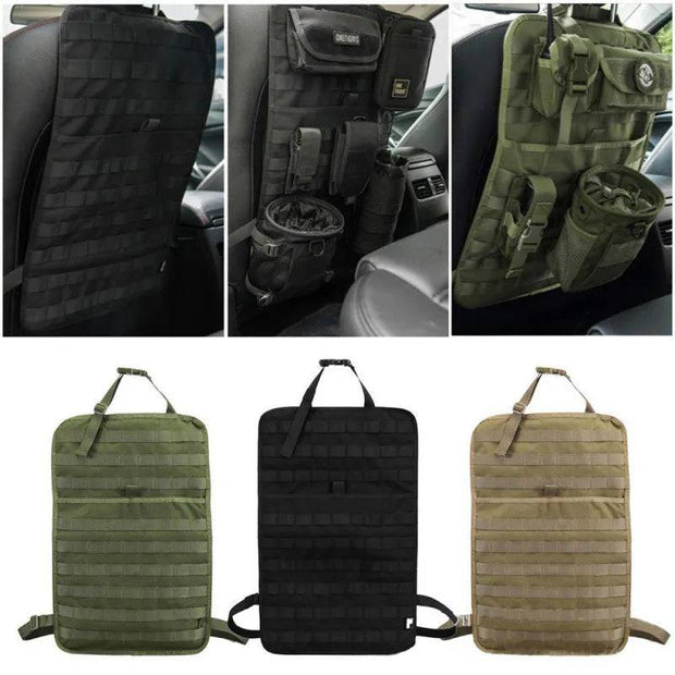 Tactical Army MOLLE Bag Car Seat Back Organizer Storage Hunting Gear Bag Pouch Seat Case Vehicle Panel Car Seat Cover Protector - The Gear Guy