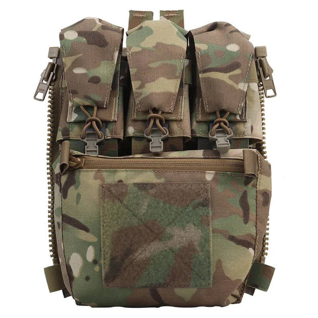 V5 PC Tactical Back Panel Banger Pouch Zip-on Multi-fit GP Pocket Retention Flap FCPC Plate Carrier Assault Hunting Vest - The Gear Guy